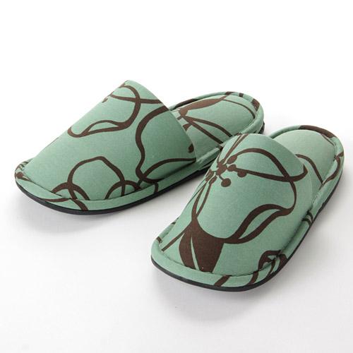 Line Flower Slippers