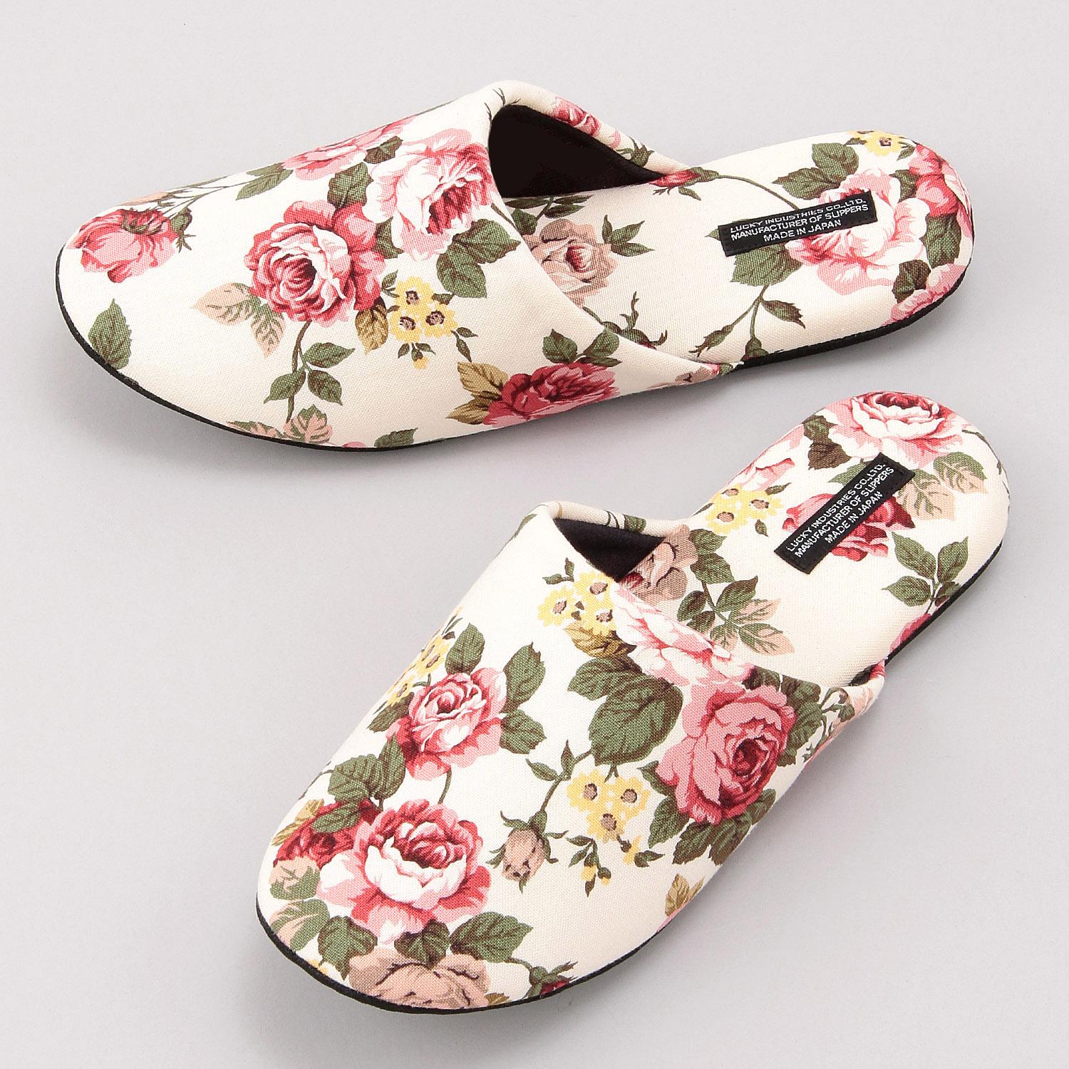 Elegant Rose Soft Slippers