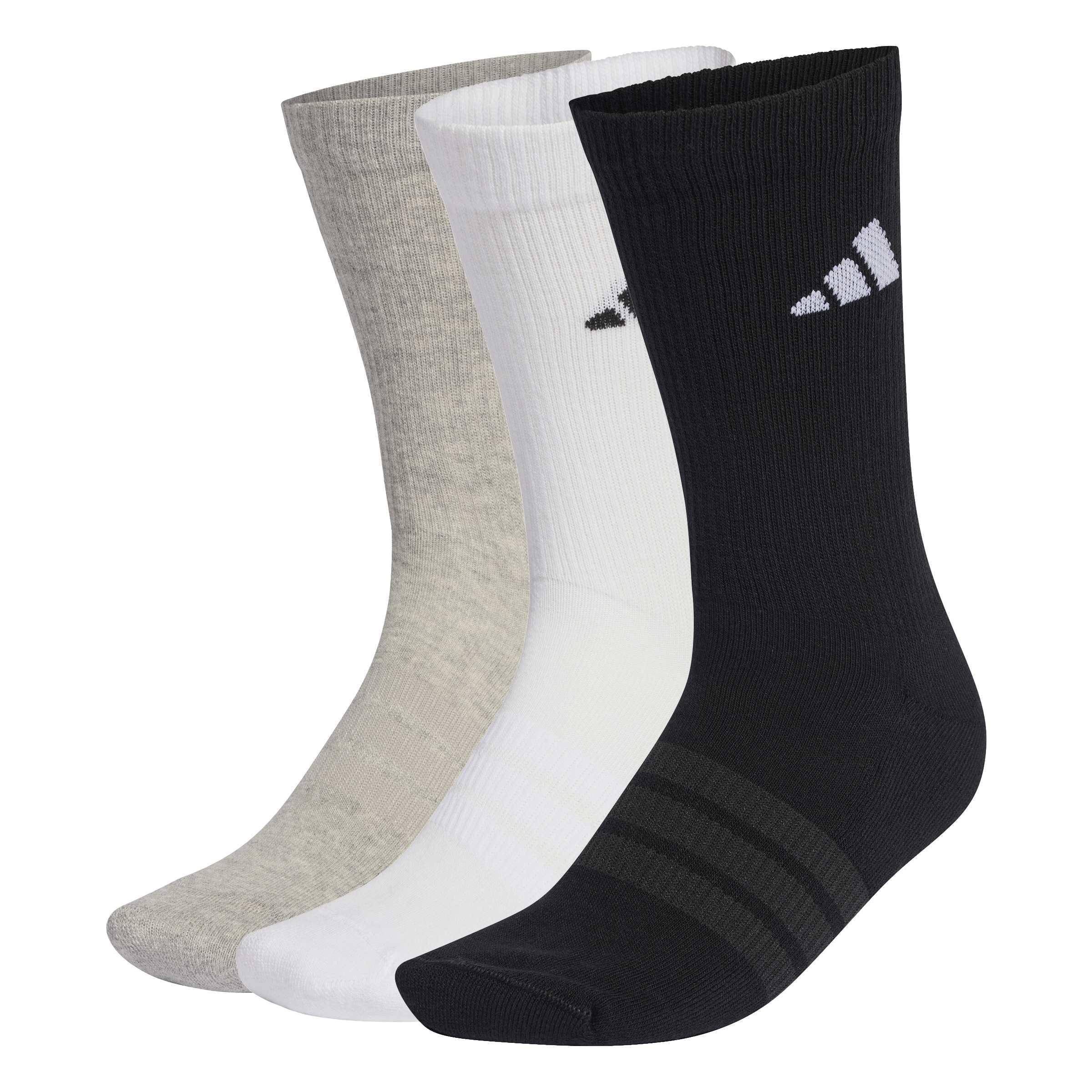 61_ESS Cushion 3P Crew Socks