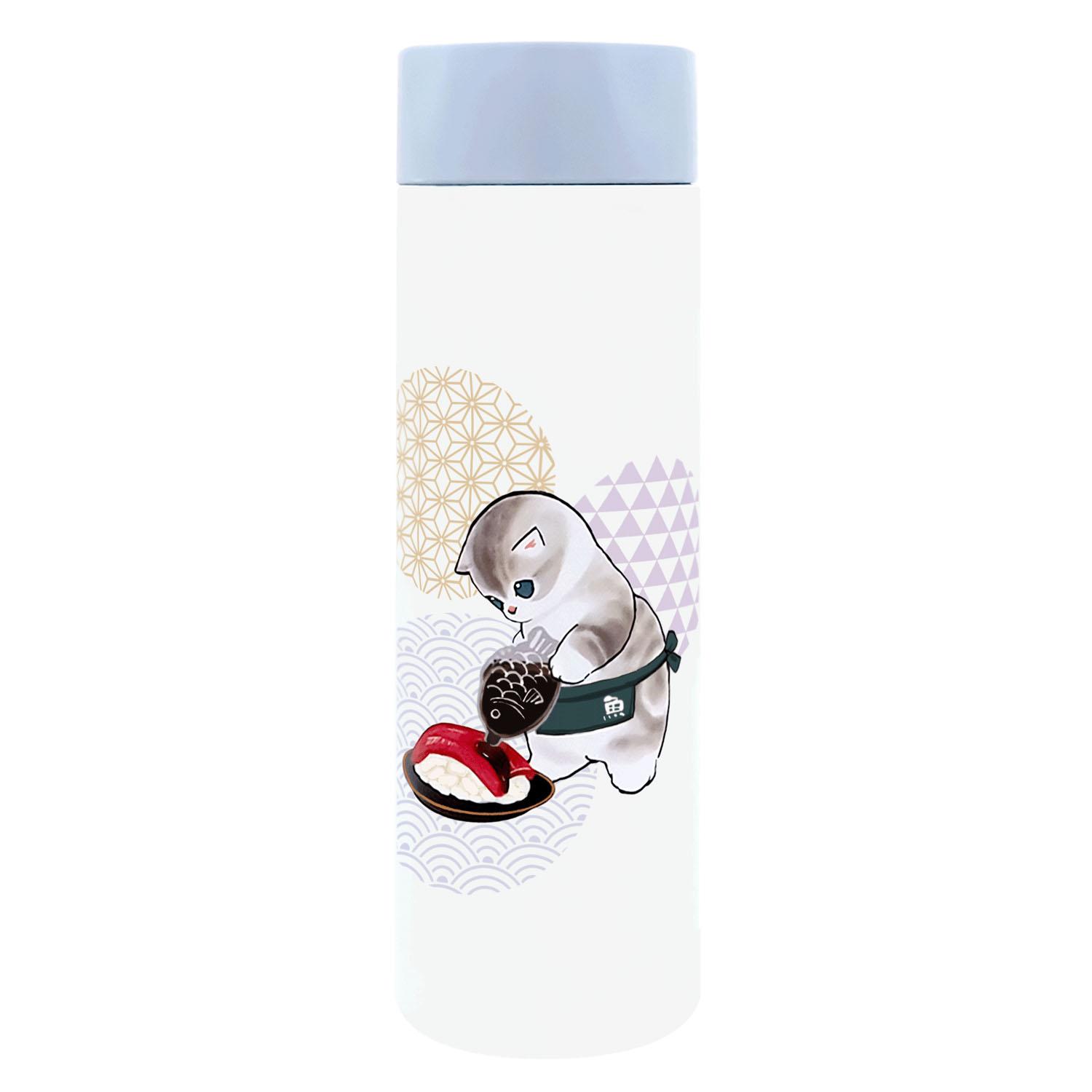 mofusand Vacuum Double-Wall Pocket Mini Stainless Steel Bottle 150ml  Insulated Thermos Bottle Water Bottle Inbound SUSHI 53-2086