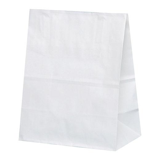 Pack Takeyama Paper Bag with Gusset, Square Bottom Bag H300, Bleached, 100 Sheets XZT50004