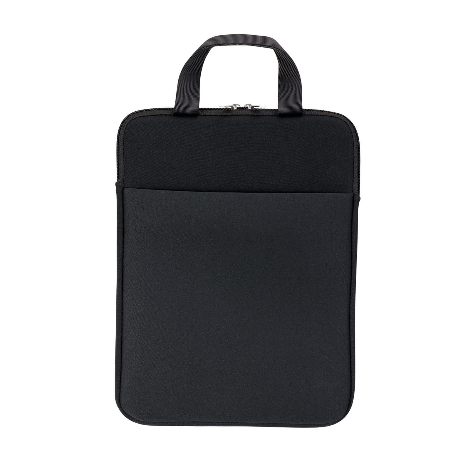 Cushioned PC Tablet Case with Pocket, Black