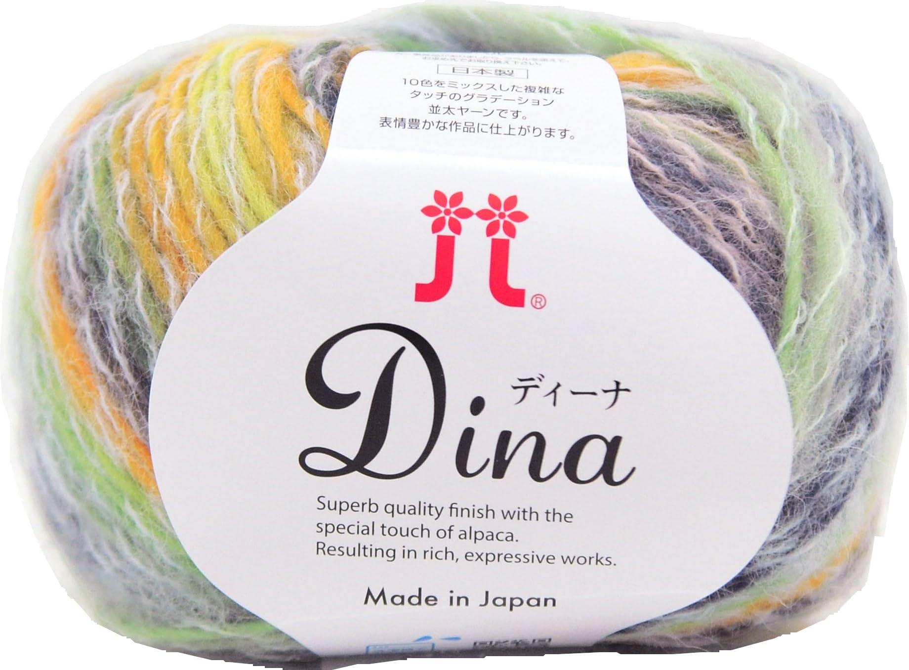 Hamana Hand-Knitting Yarn Dina Medium Weight COL. 31 Multi-Color Type 40g Approx. 128m 2449