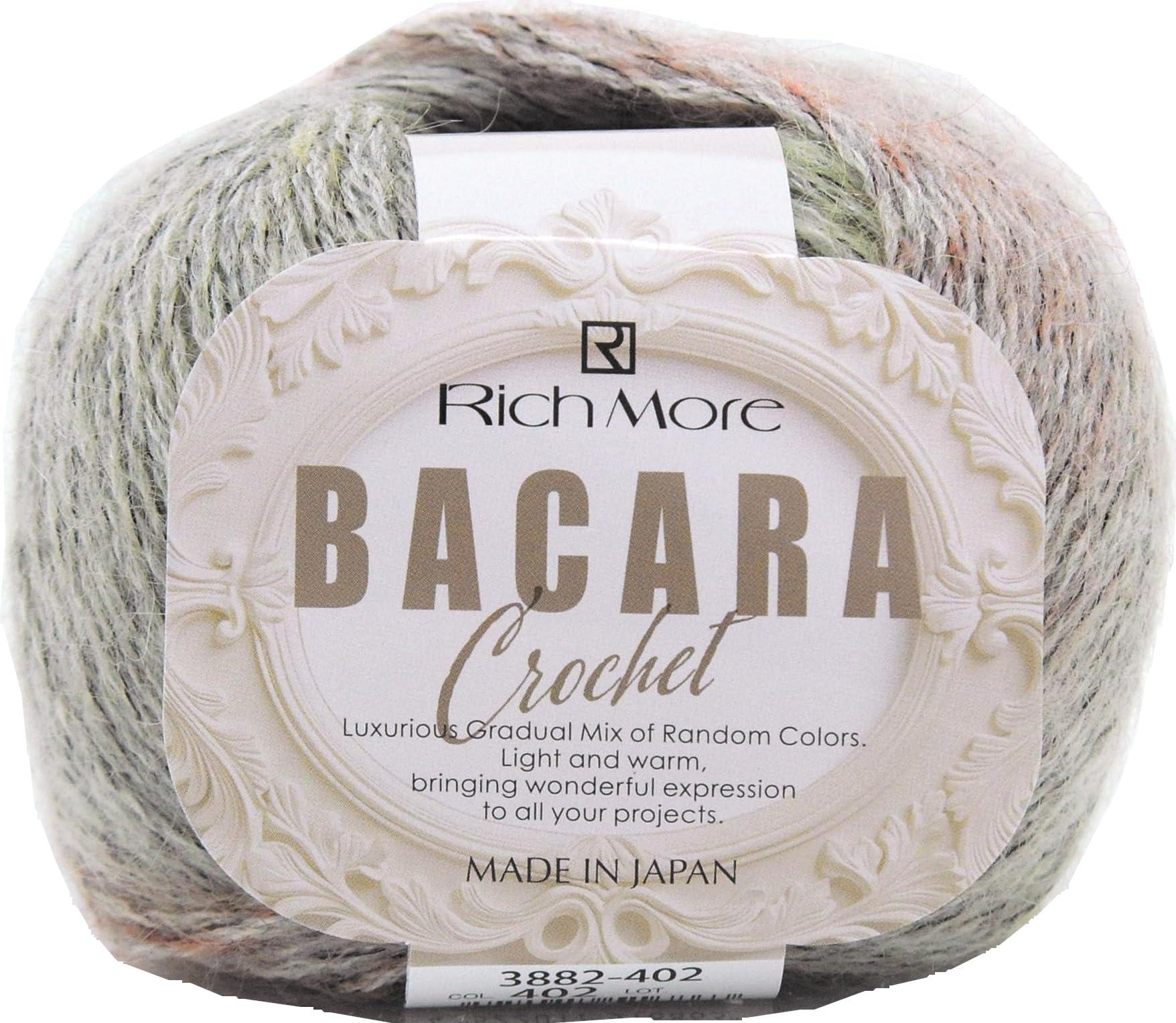 Hamana Richmore Yarn Baccara Crochet Medium Weight COL. 402 Multi-Color Type 40g approx. 168m 3882