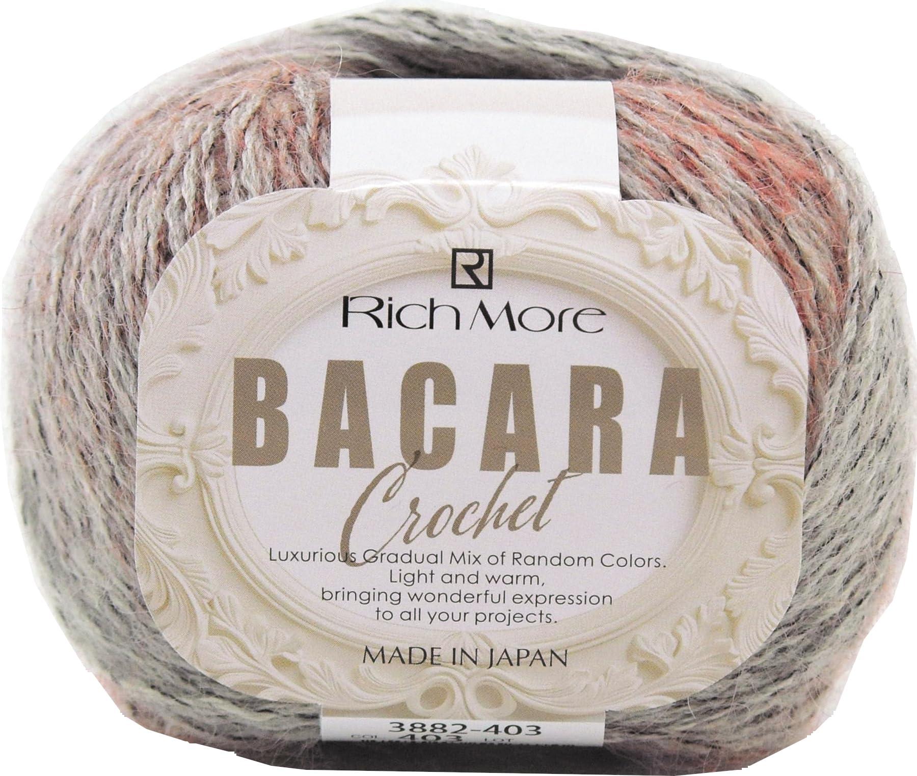 Hamana Richmore Yarn Baccara Crochet Medium-Fine COL. 403 Multi-Color Type 40g approx. 168m 3882