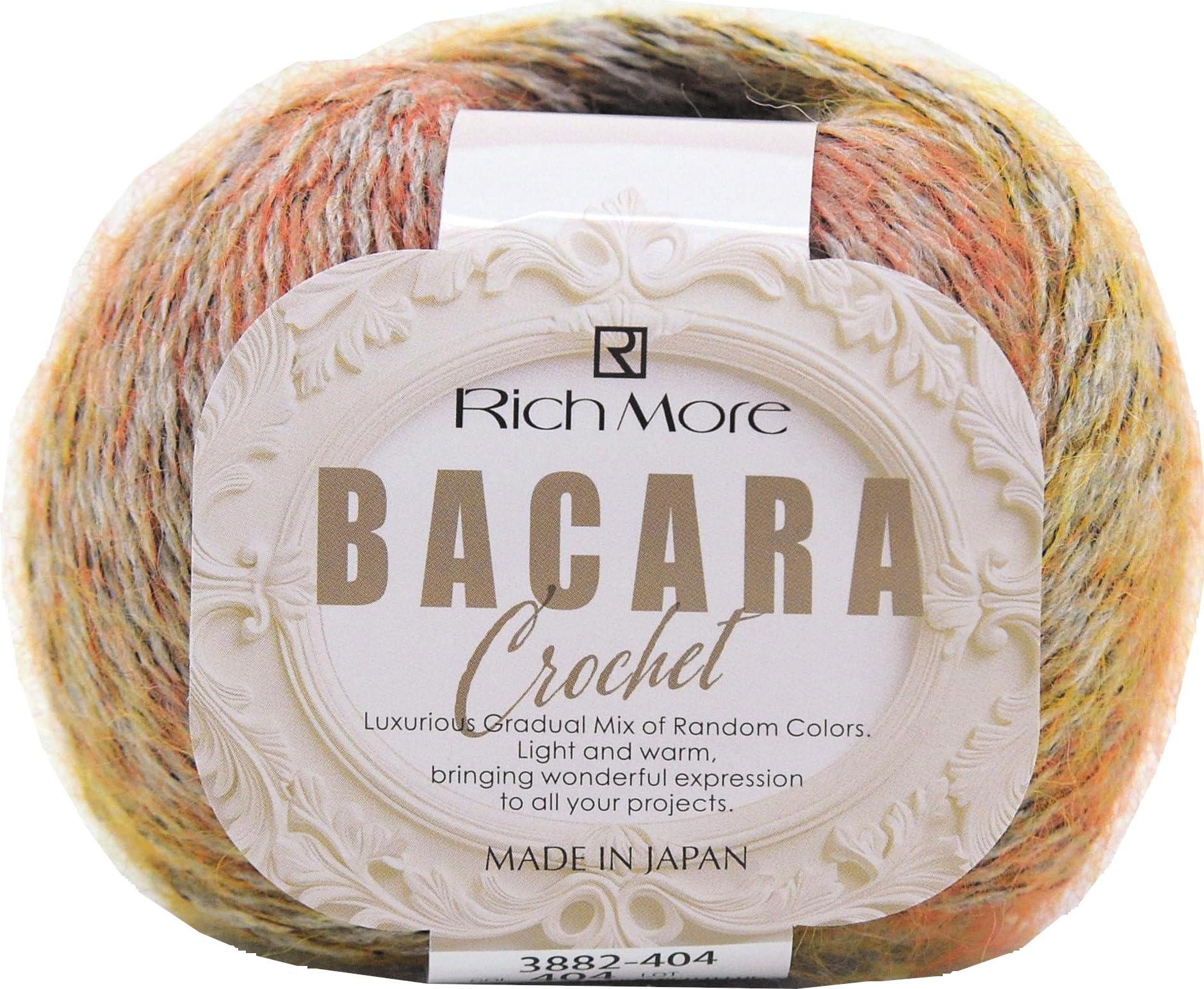Hamana Richmore Yarn Baccara Crochet Medium Weight COL. 404 Multi-Color Type 40g approx. 168m 3882