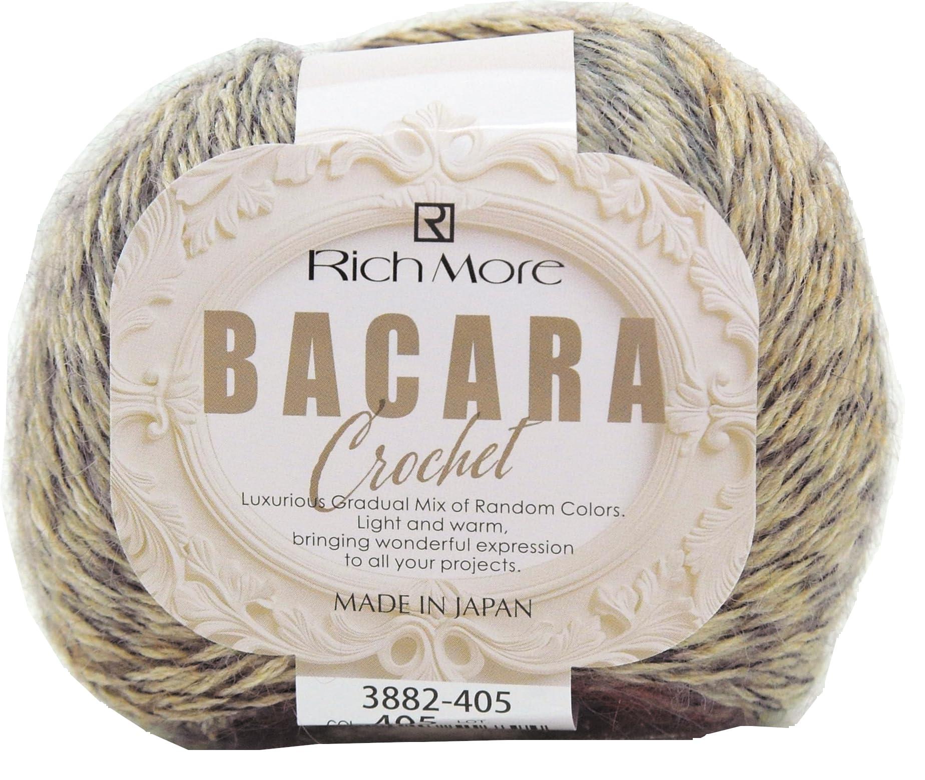 Hamana Richmore Yarn Baccara Crochet Medium Weight COL. 405 Multi-Color Type 40g approx. 168m 3882