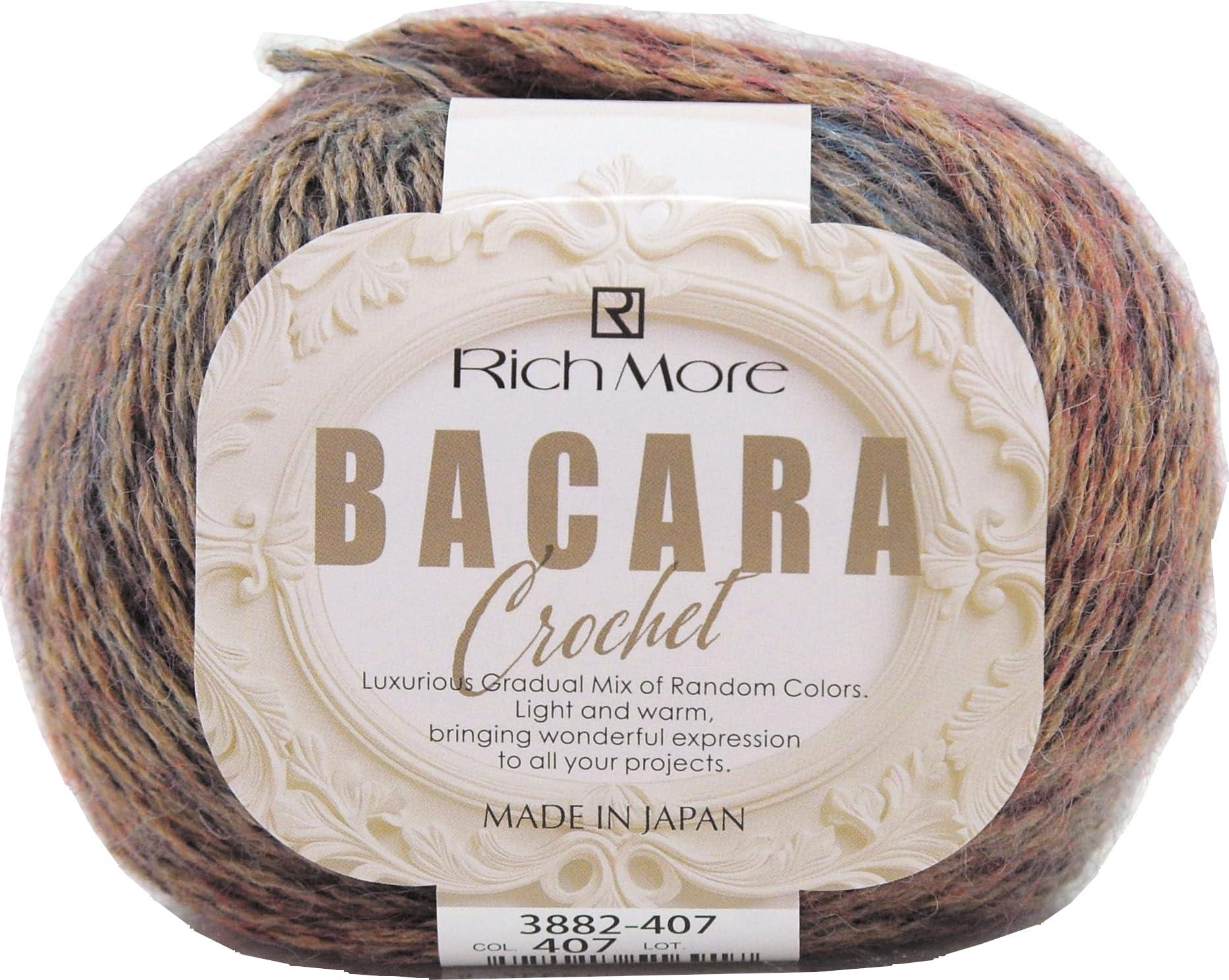 Hamana Richmore Yarn Baccara Crochet Medium Weight COL. 407 Multi-Color Type 40g approx. 168m 3882
