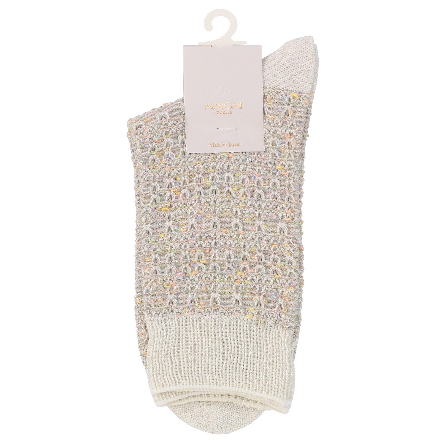 NAIGAI STYLE Lame Not Crew-Length Socks