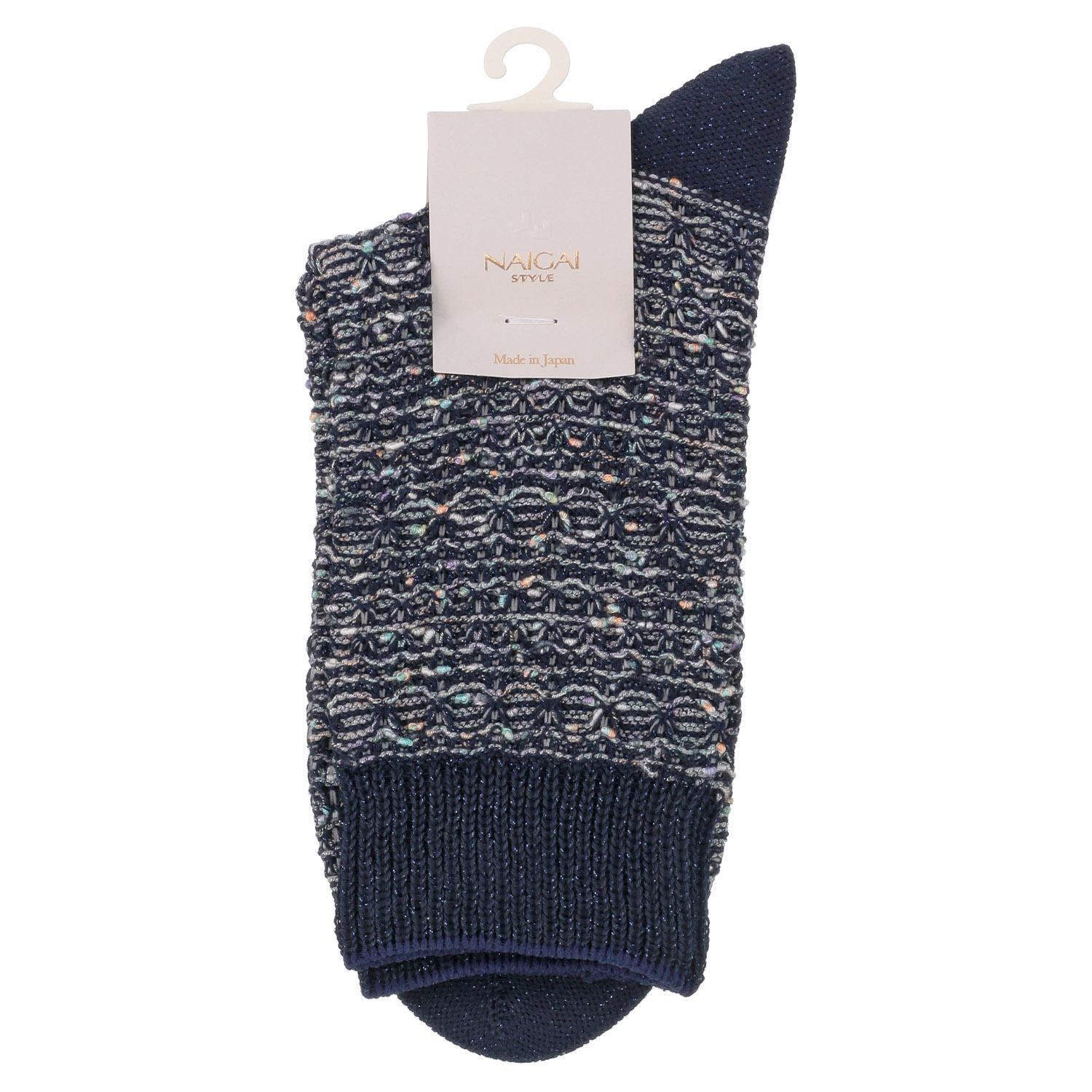 NAIGAI STYLE Lame Not Crew-Length Socks