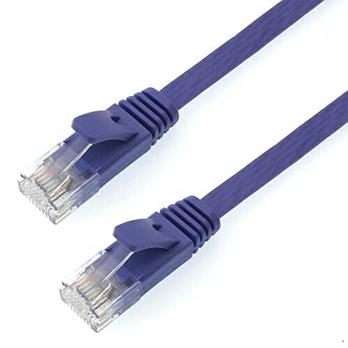 Horik LAN Cable UTP Category 6A Flat 10m Purple LC100-509FB