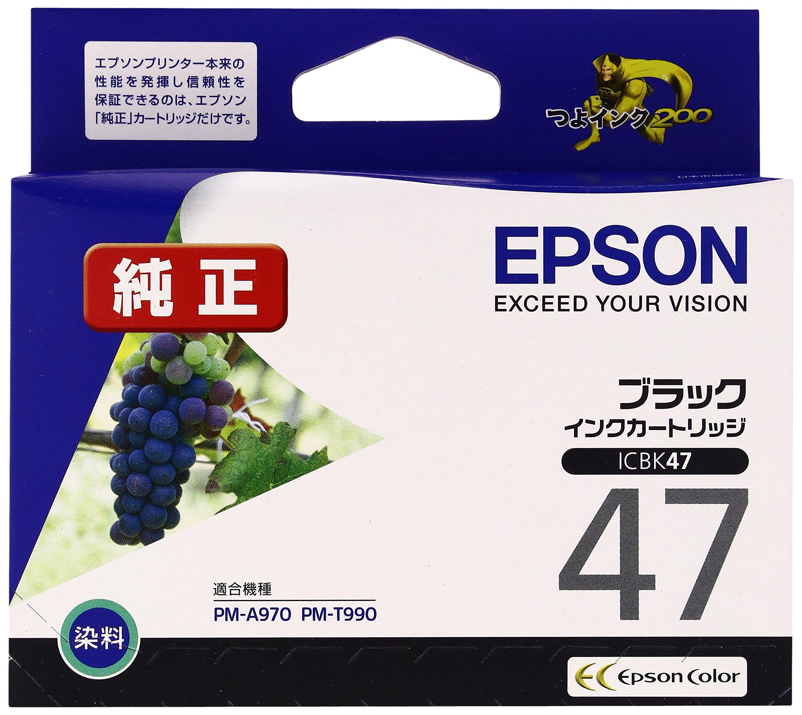 Epson Ink Cartridge Black ICBK47 1 piece