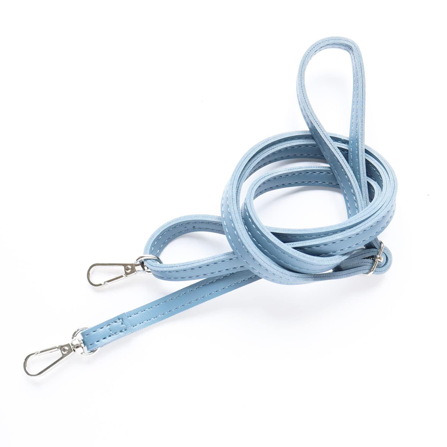 Nippon Chuko Synthetic Smooth Leather Shoulder Strap Blue Width 10mm Length 120cm 1 Piece MAW63-BL