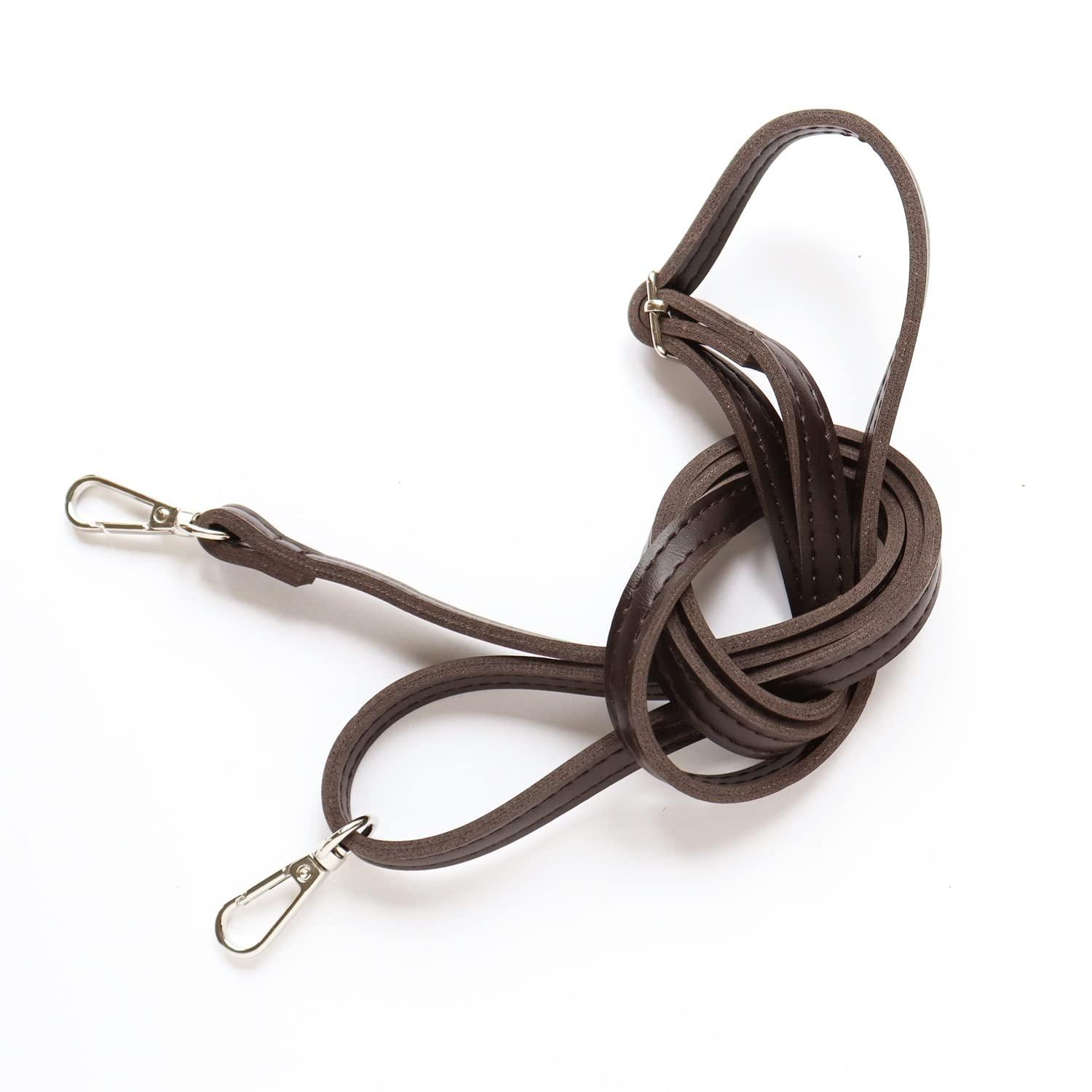 Nippon Chuko Synthetic Smooth Leather Shoulder Strap Dark Brown Width 10mm Length 120cm 1 Piece MAW63-C