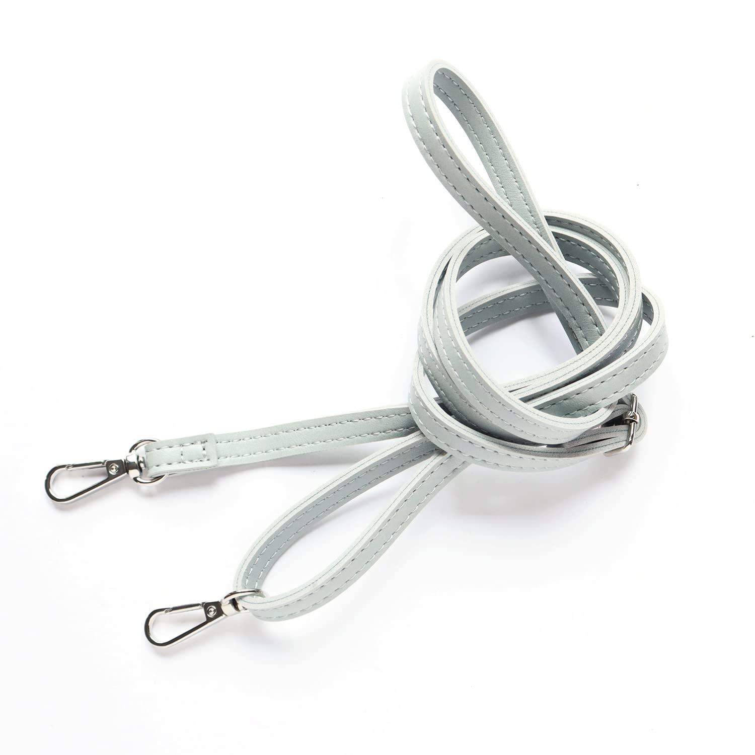 Nippon Chuko Synthetic Smooth Leather Shoulder Strap Gray Width 10mm Length 120cm 1 Piece MAW63-S