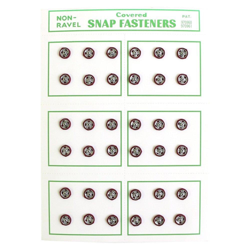 Nippon Chuko NBK Silk Snap Button 36-Piece Pack φ7mm Red FSLK-7-28