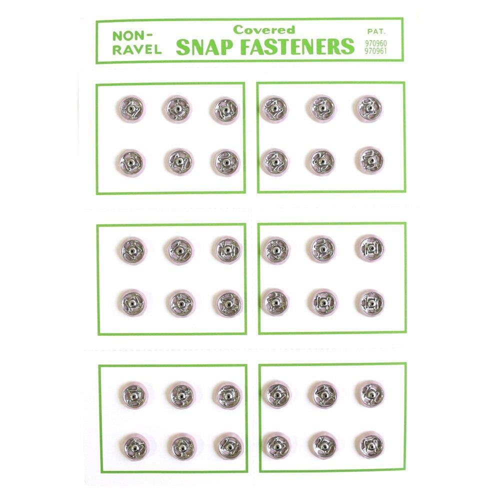 Nippon Chuko NBK Silk Snap Buttons 36-Piece Pack φ8mm Rose FSLK-8-13