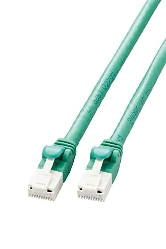 ELECOM LAN Cable cat6A 1m Non-breakable Connector EU RoHS Directive Compliant Simple Packaging Specification Green LD-GPAT/GN1/RS