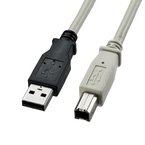 ESCO 1.5m USB Cable (Type A to Type B/USB 2.0 Compatible/Black & Gray) EA764AJ-86A 1 piece
