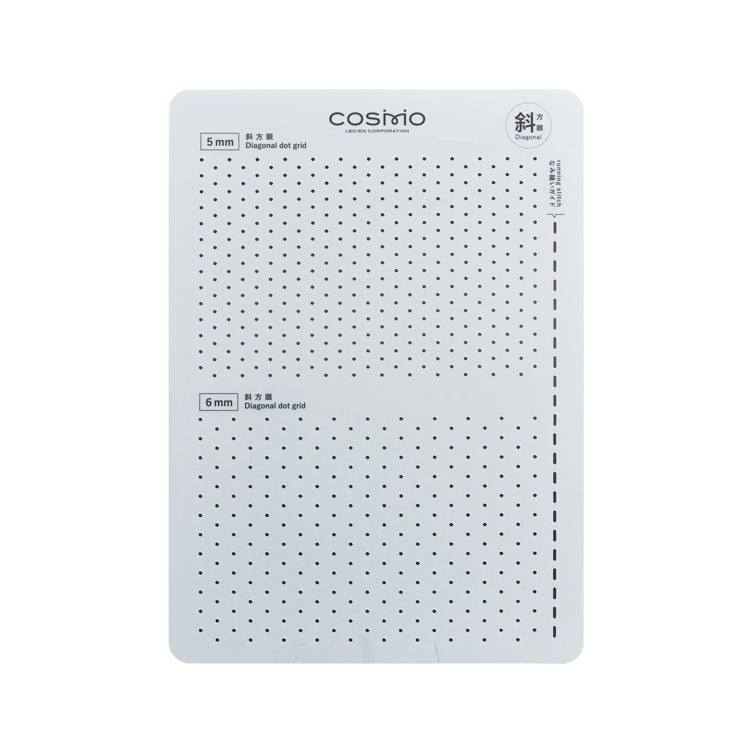 COSMO Sashiko Template Diagonal Grid 5mm+6mm No.412406