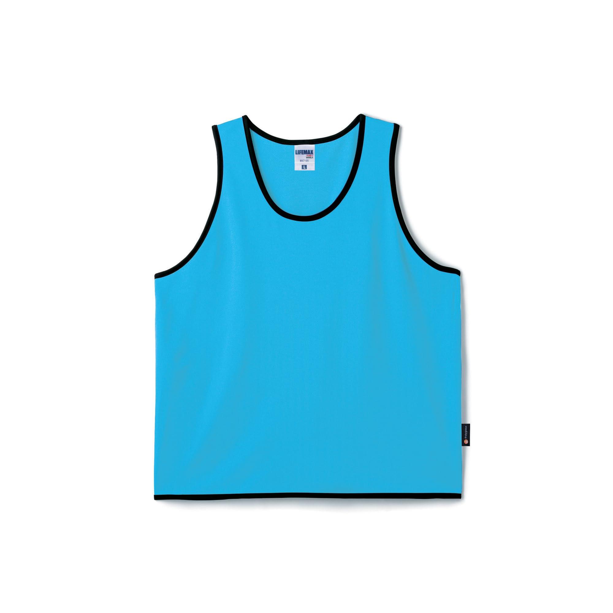 [LifeMax] Bibs Bibs (Polygiene® treatment prevents sweat odor) MK7105 Sax L