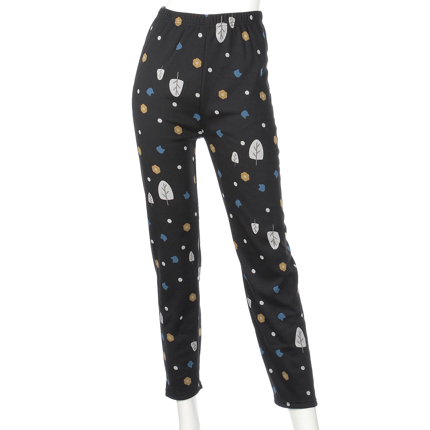 Nyanco-do Fleece-Lined Leggings 10-Inch Length