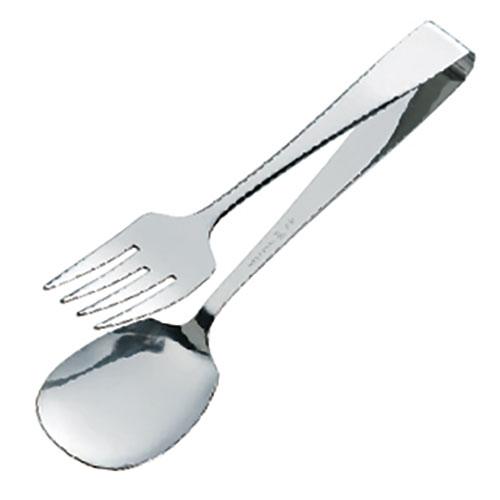 Tanabe Hardware Hotel-Style Serving Tongs (Small) The handle opens to a comfortable and compact width Prevents hand fatigue even during extended use Made in Japan TK-1696