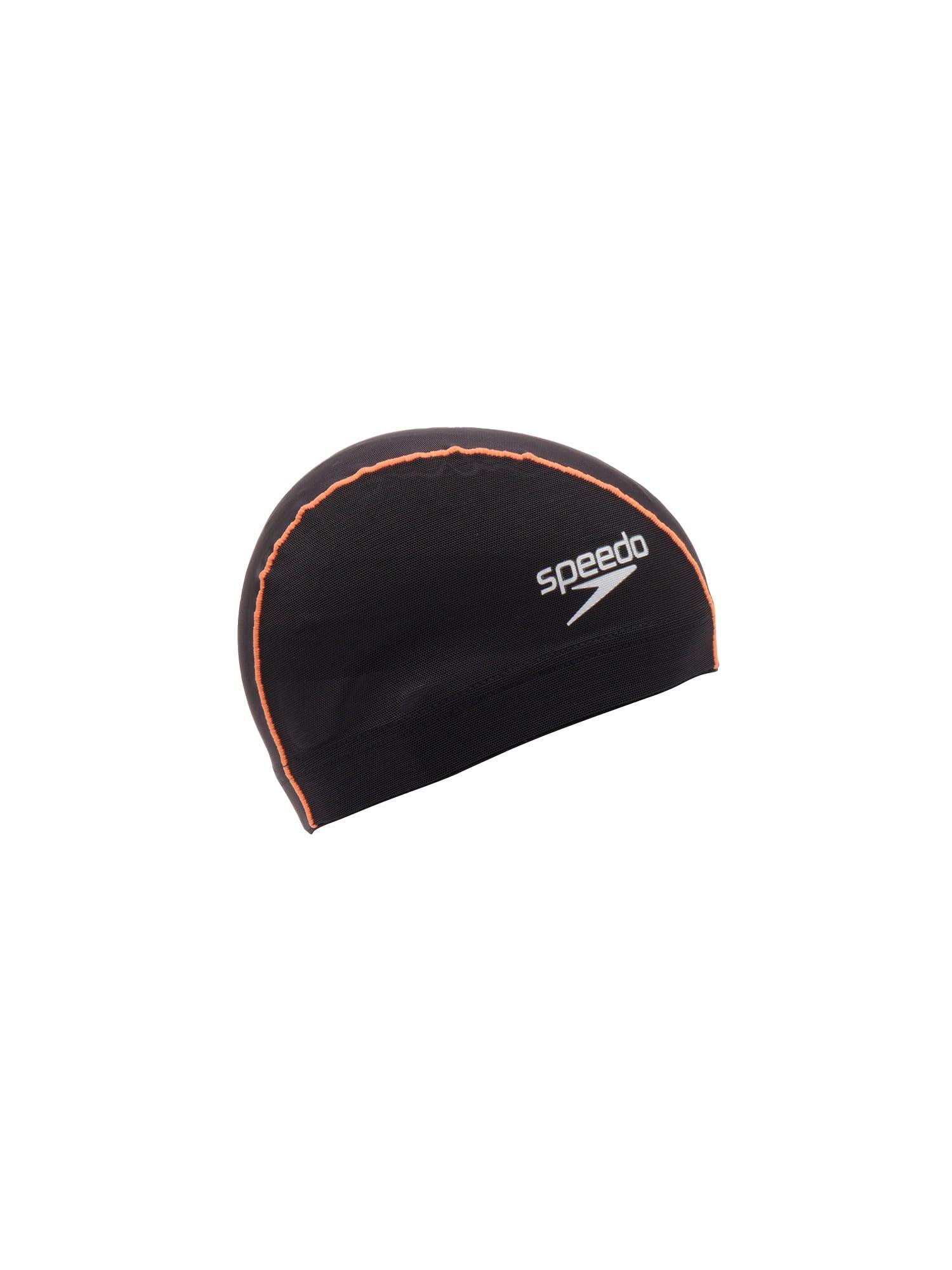 [Speed] Swim Cap Boom Wave Mesh Cap Unisex Flow Orange M