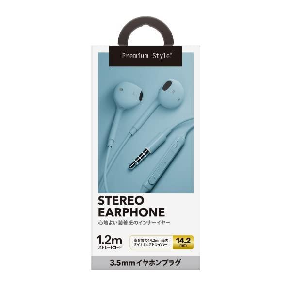 PGA 3.5mm Earphone Plug Stereo Earphones Blue PG-SEIE1BL3