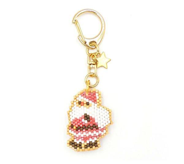 Bead Kit: Icing Cookie-Style Keychain - Christmas Santa