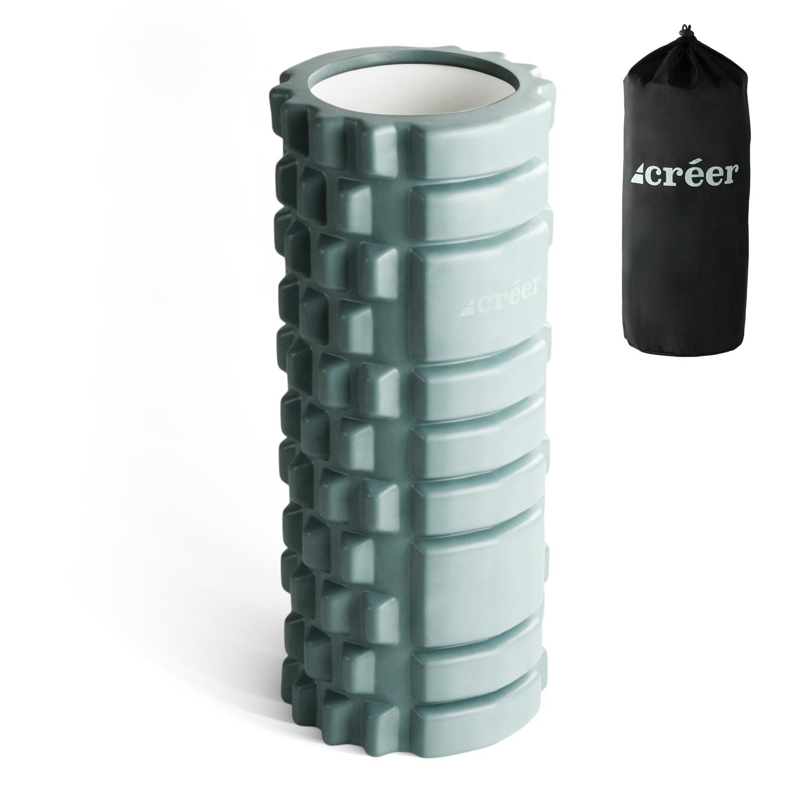 Rise Creation Creer EQFIT Foam Roller Easy Fascia Release Smoky Green Y0355-smokygreen