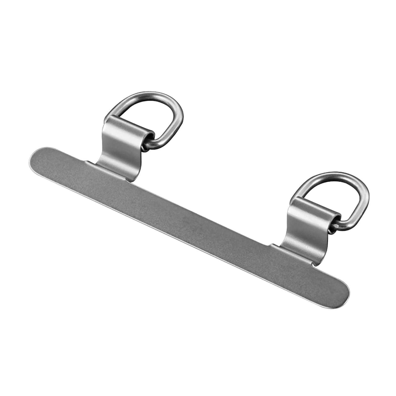 LEPLUS NEXT Smartphone (Universal) STRAP SHEET Clip-On Sheet Stainless Steel 2-Port Type Silver LN-SH05STSV