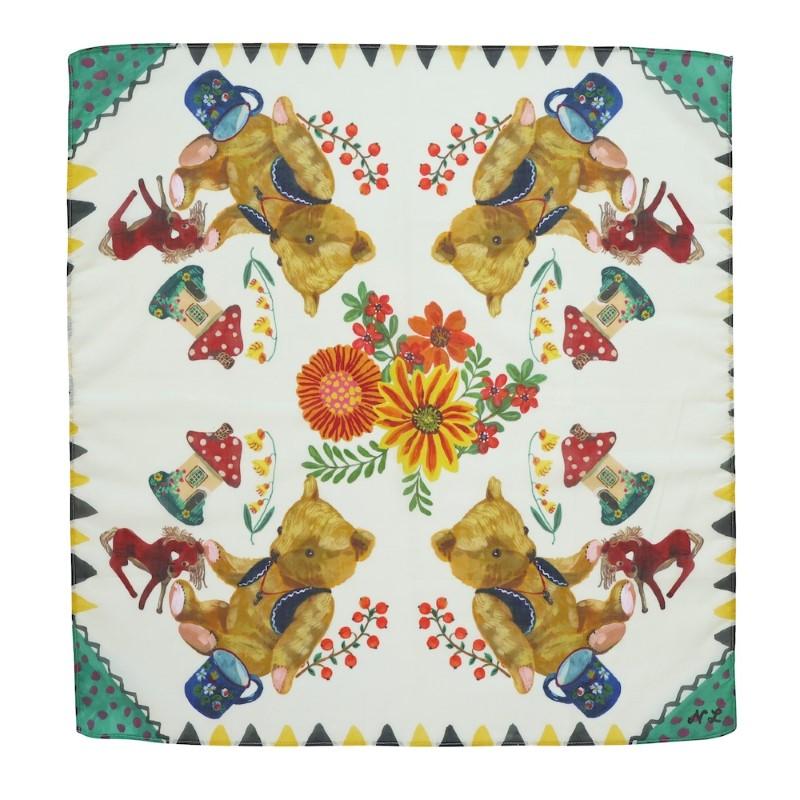 Nathalie Lete Handkerchief Bear & House