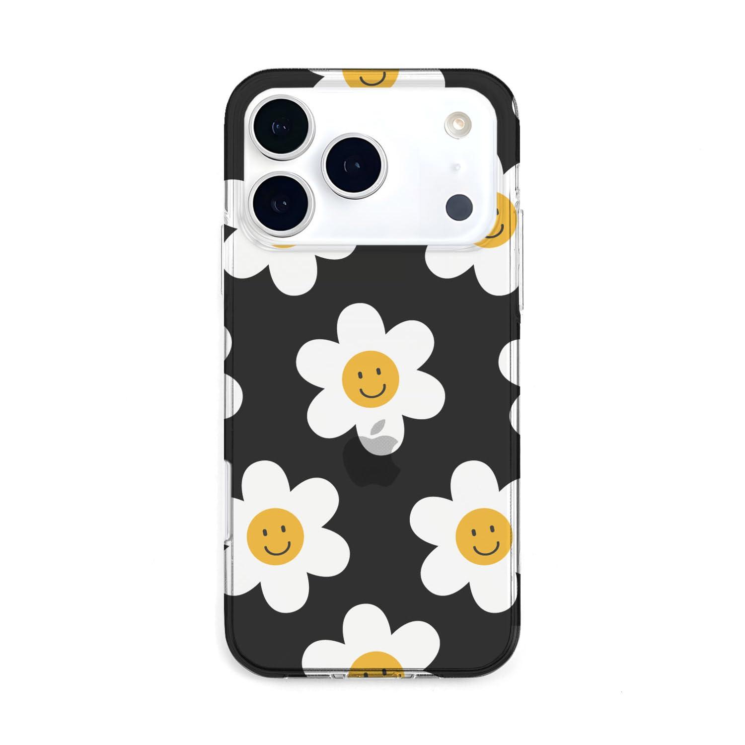 AKAN Soft Clear Case for iPhone 17 Pro Eggsmile Daisy AK27713i17PR