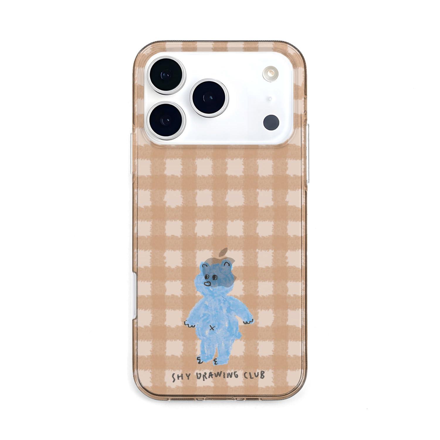 AKAN Soft Clear Case for iPhone 17 Pro Shy Dreamers Bear AK27721i17PR