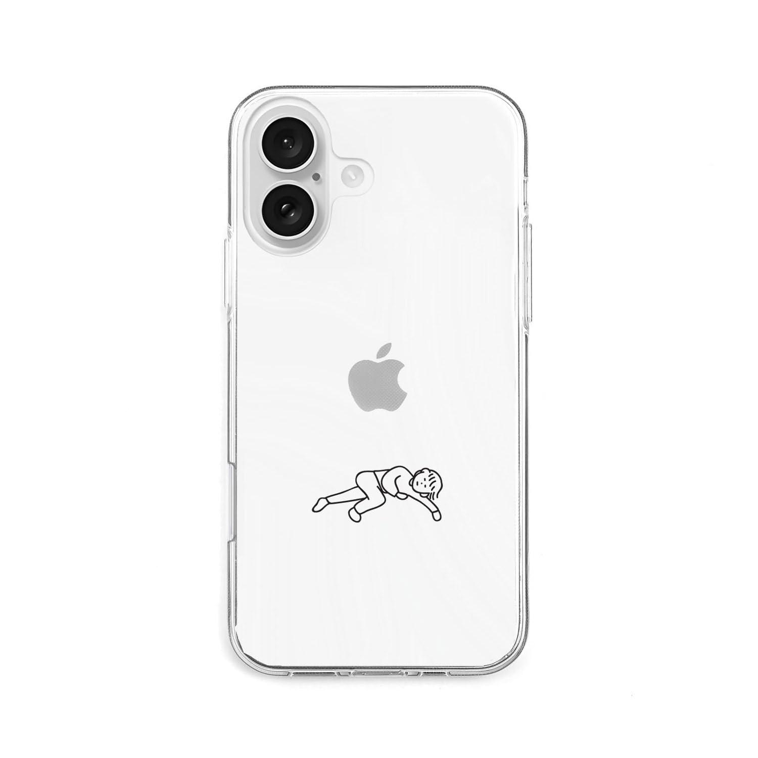 AKAN Soft Clear Case for iPhone 17 I Don't Want to Do Anything AK27724i17