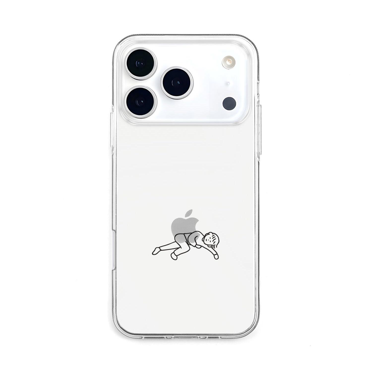 AKAN Soft Clear Case for iPhone 17 Pro I don't want to do anything AK27725i17PR