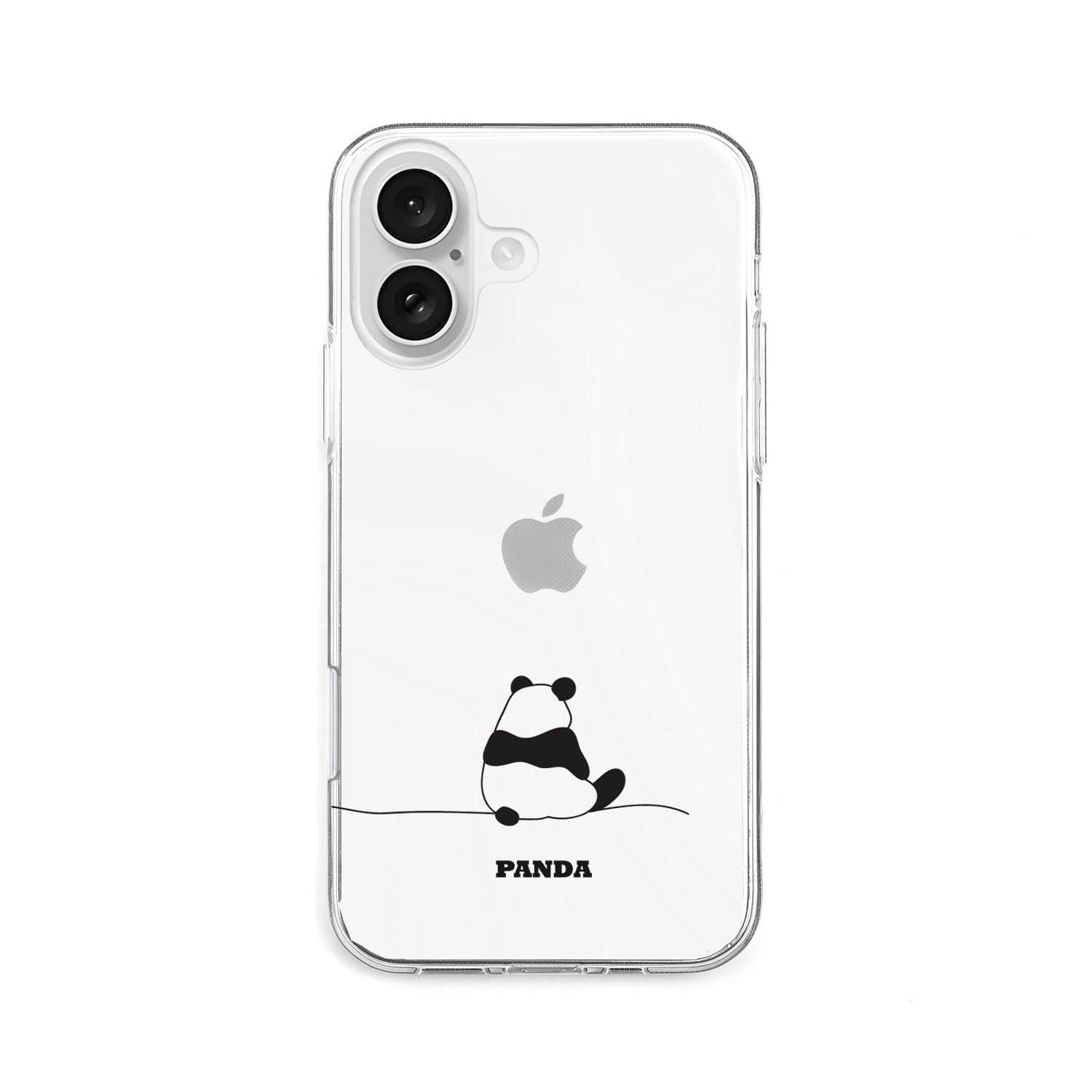 AKAN Soft Clear Case for iPhone 17 Panda AK27736i17