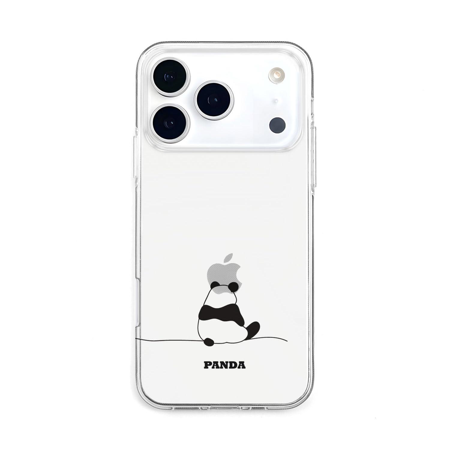 AKAN Soft Clear Case for iPhone 17 Pro Panda AK27738i17PR