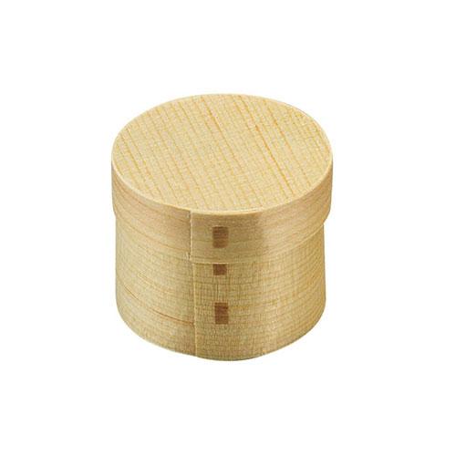 Yamaco Yumi Commercial Use Wooden Lunch Box Round Small yamaco22565X10
