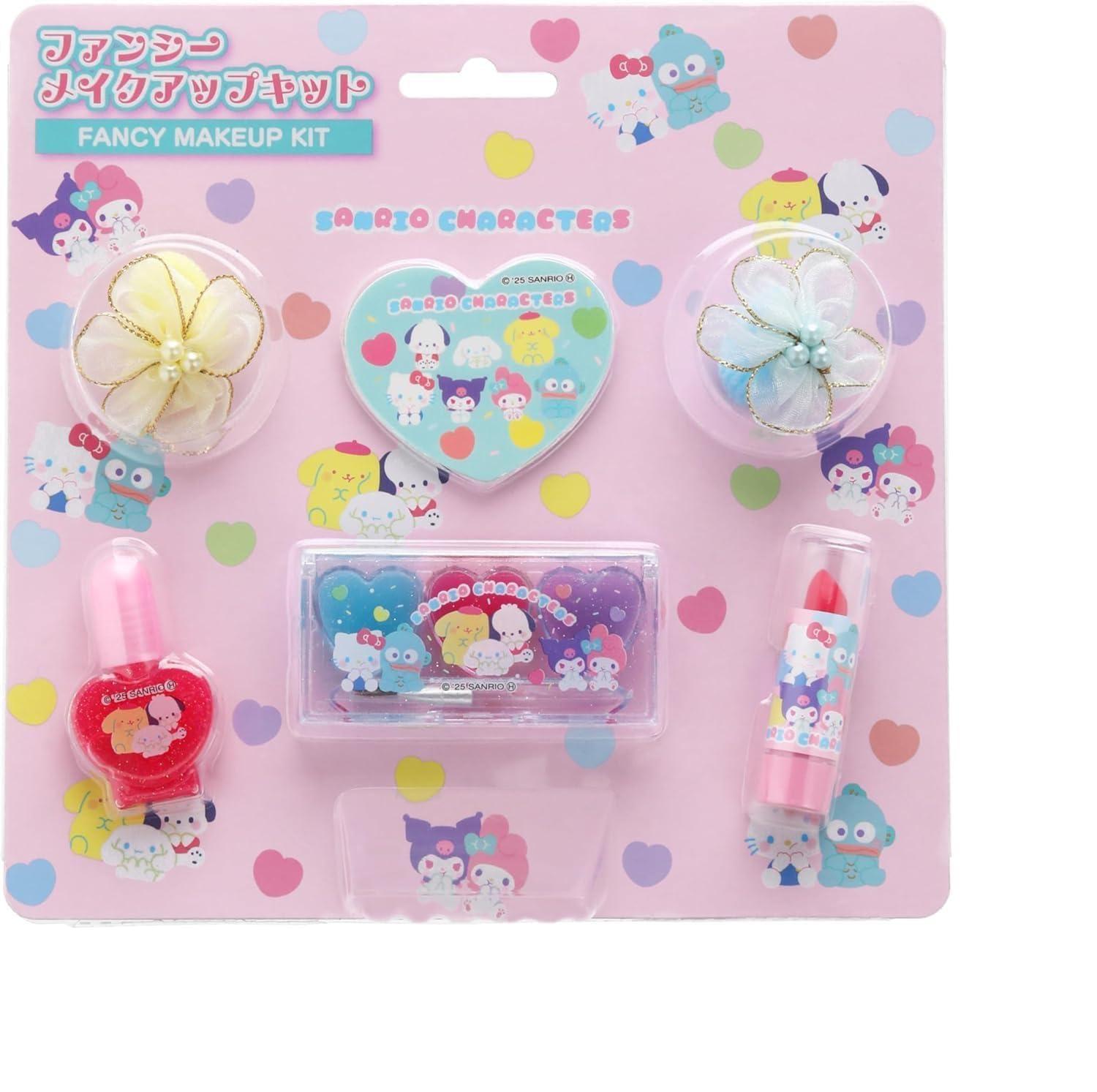 Race Sanrio Characters Fancy Makeup Kit Puni Kyu Kyu Pink Ages 6+ Cosmetics Accessories 250712