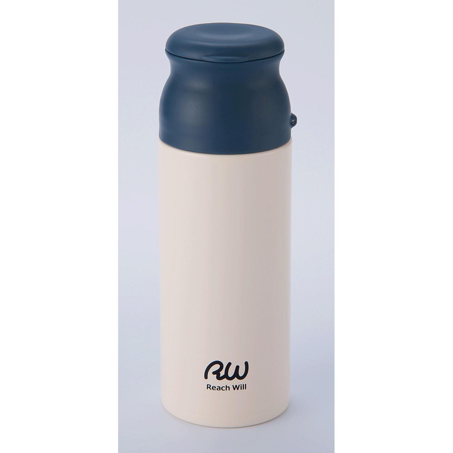 Reach Will Thermos Bottle Water Bottle/Mug Bottle (Approx.) Φ55×H160mm Capacity: 200ml Heat Retention/Cold Retention Lightweight Design 3 Compartments for Supplements or Medication Vacuum Double Wall Construction Easy to Clean Supplement ROE-20IV