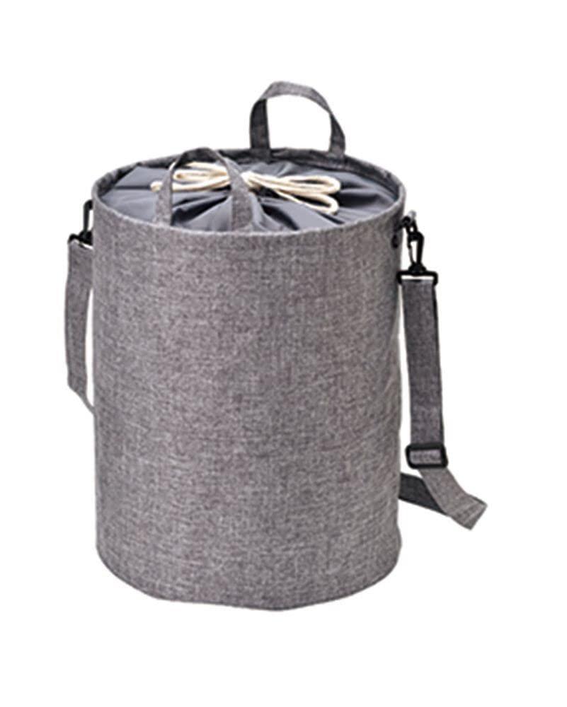 Large Capacity Round Multi-Purpose Laundry Bag with Shoulder Strap Drawstring closure hides contents Ample storage space Includes shoulder strap MLBR-01
