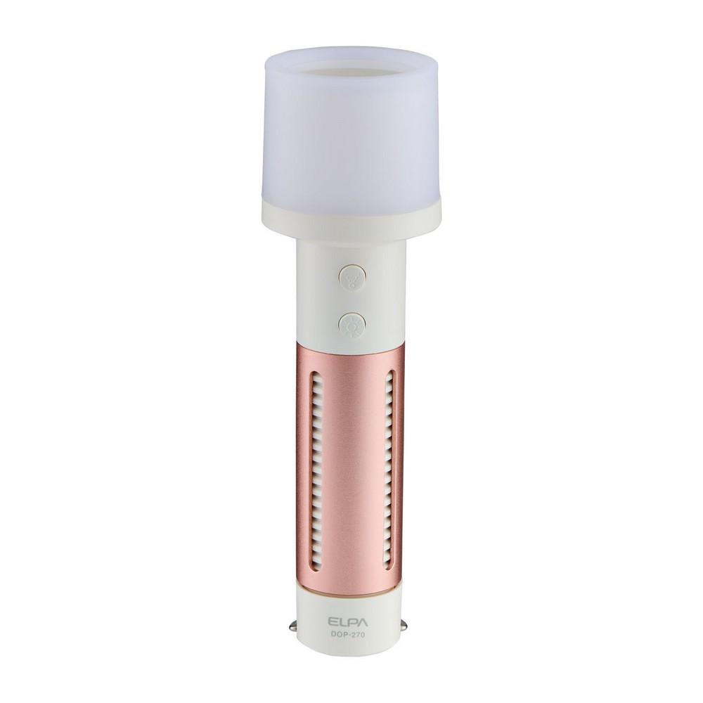 ELPA Lantern Light 200 Lumens 3 AAA Batteries Coral Pink DOP-270(CP)
