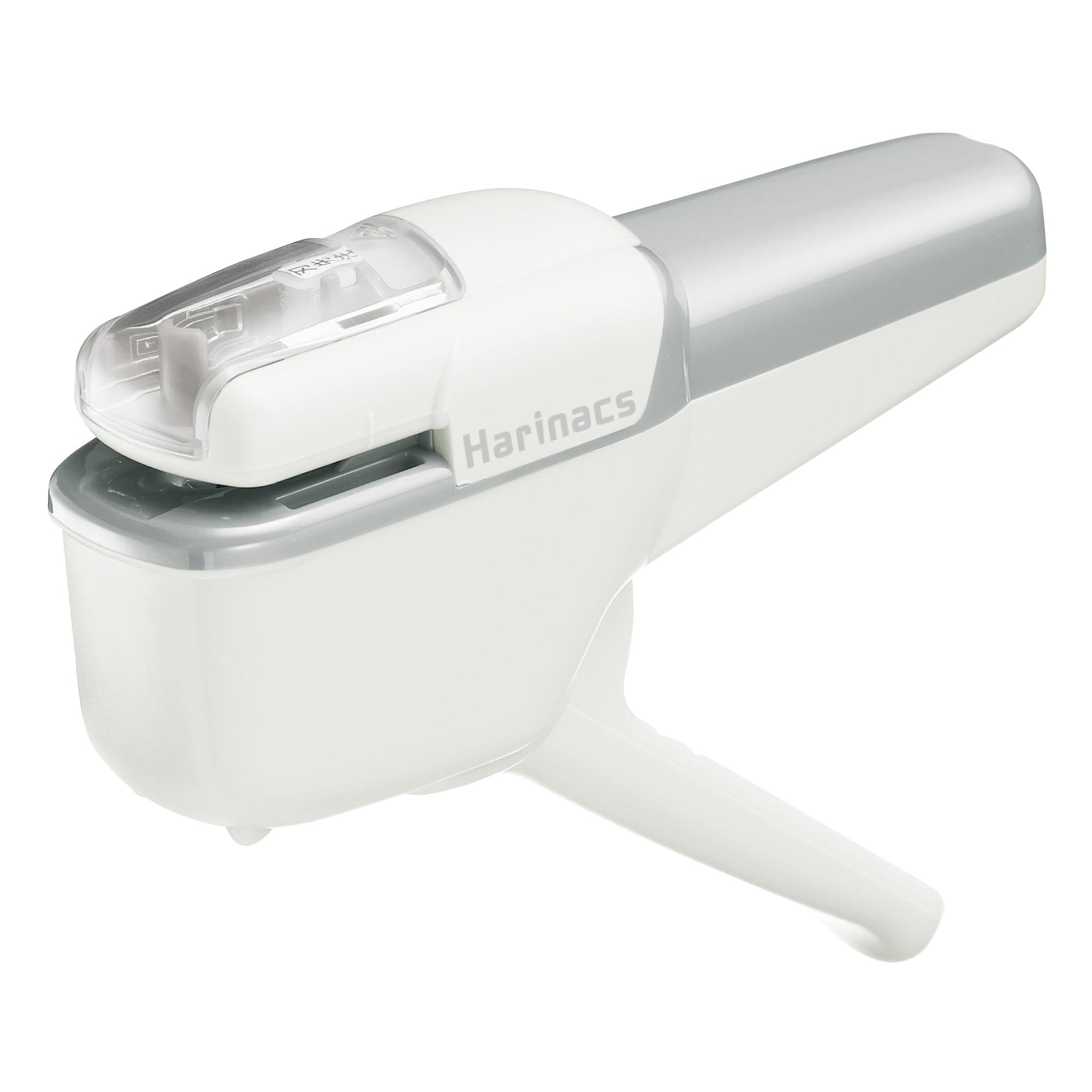KOKUYO Needle-Free Stapler (Harinacs) Handheld Type 10-Sheet Capacity Pale White SLN-MSH110PW 1 Unit