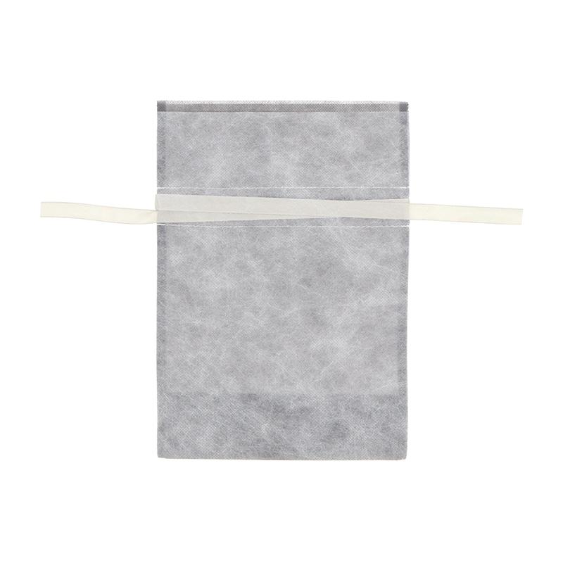 HEIKO Non-Woven Drawstring Bag F Bag W Chante Type S Plain Gray 10-Pack