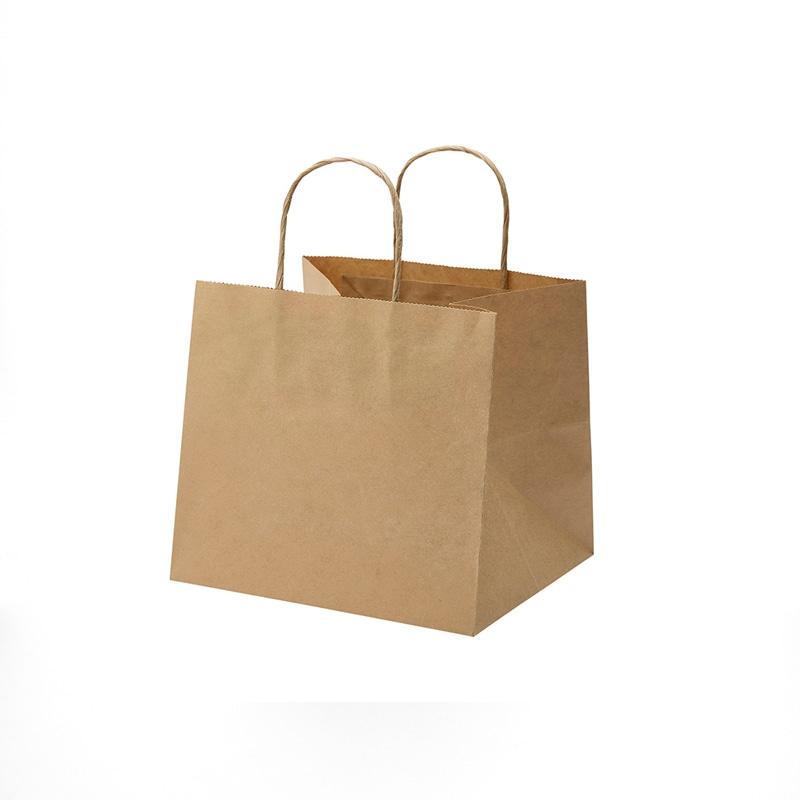 HEIKO Handle Paper Bag Oblong Bag 20-18 Unbleached Plain 20 Sheets/Bag