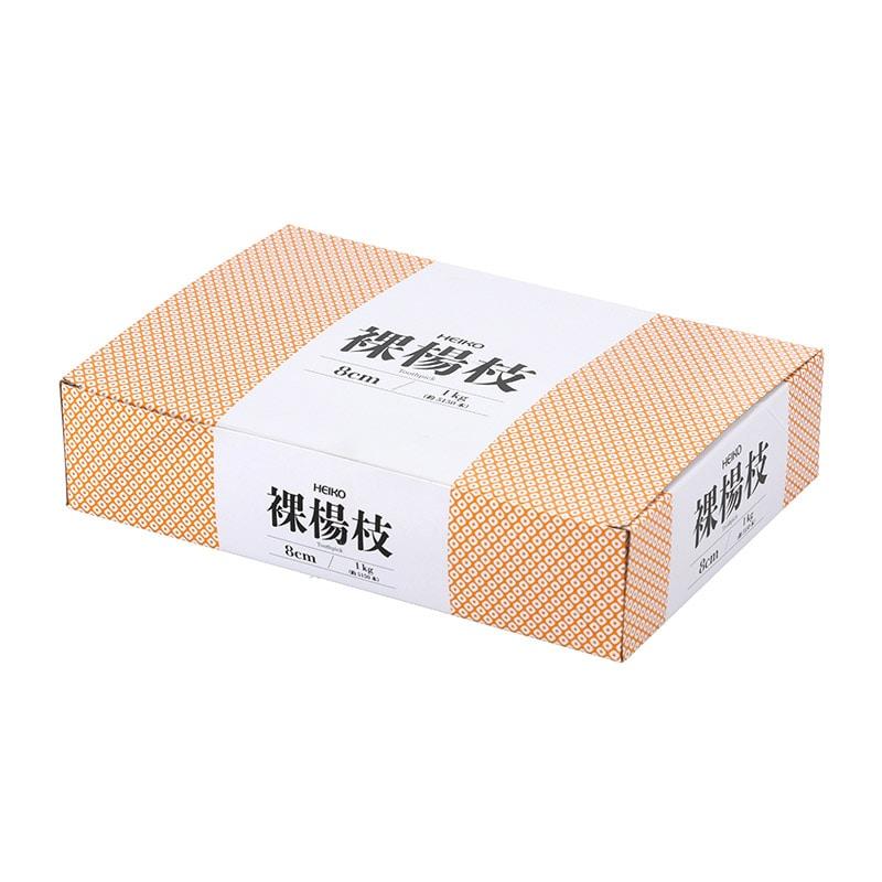 HEIKO Toothpicks, Boxed, Bare, 8cm, Approx. 5150 per box