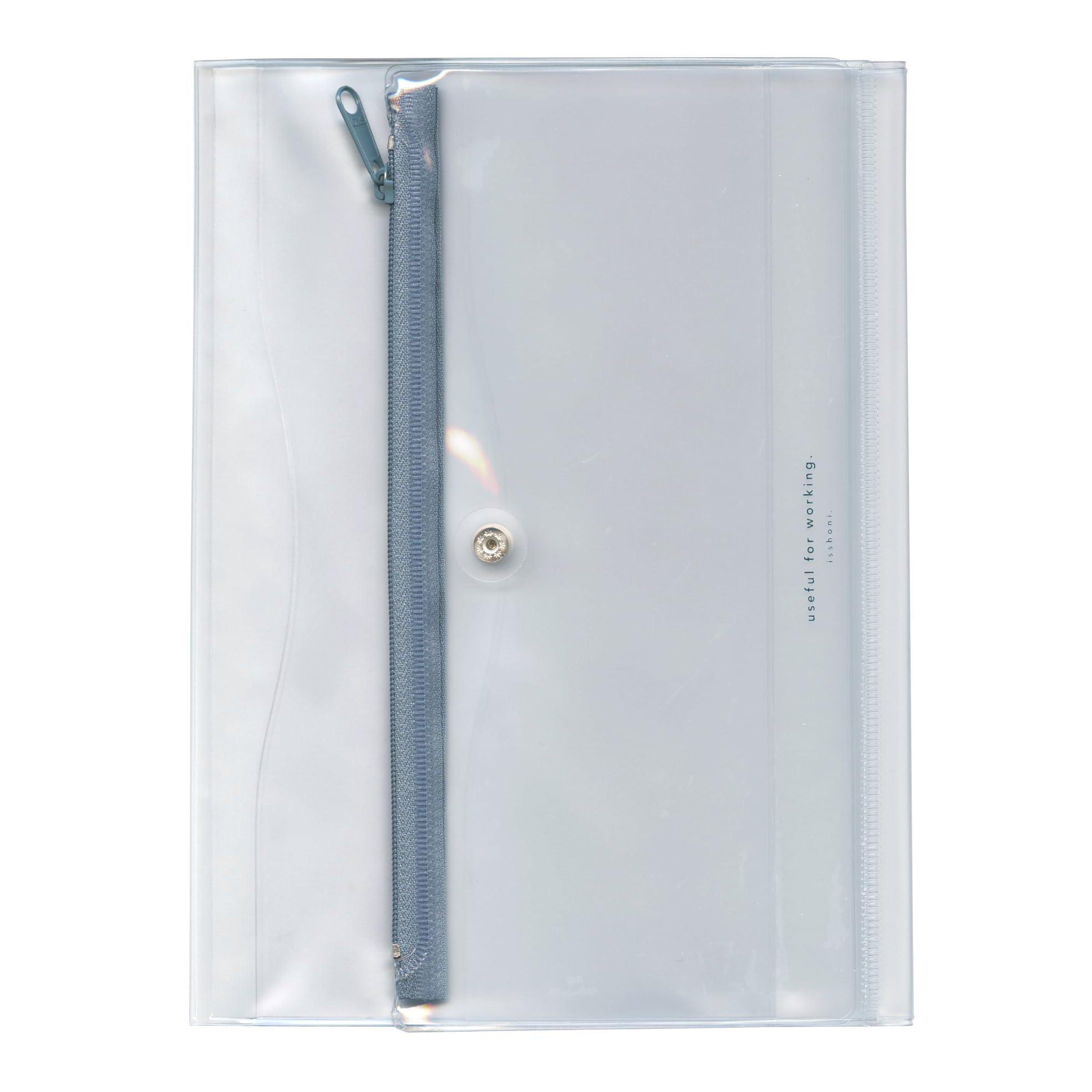 isshoni. Pen Case Included Notebook Cover Recycled PVC A5  N1941