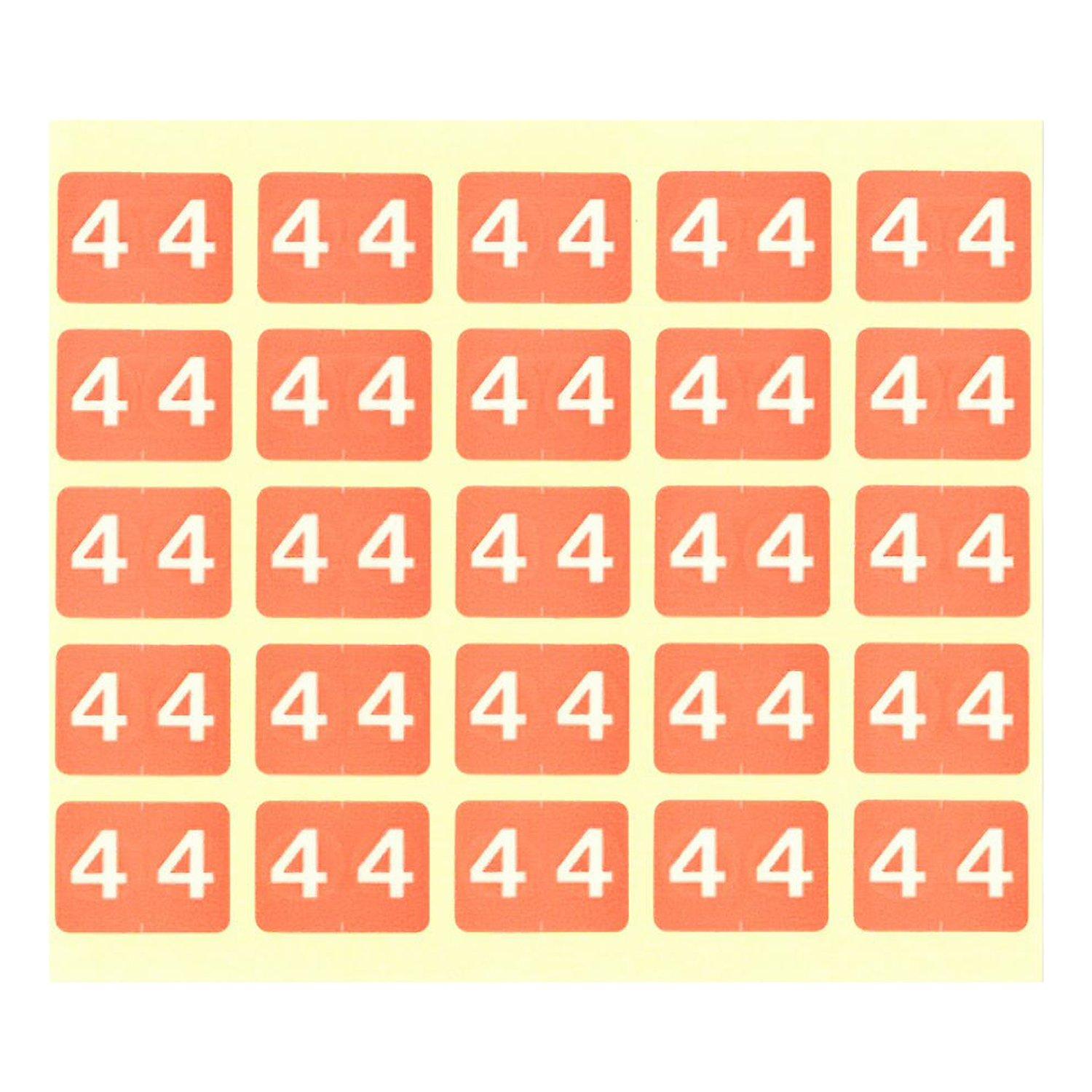 Lion Office Supplies Index Chart Organization Color Number Label KM-2-4 Pink